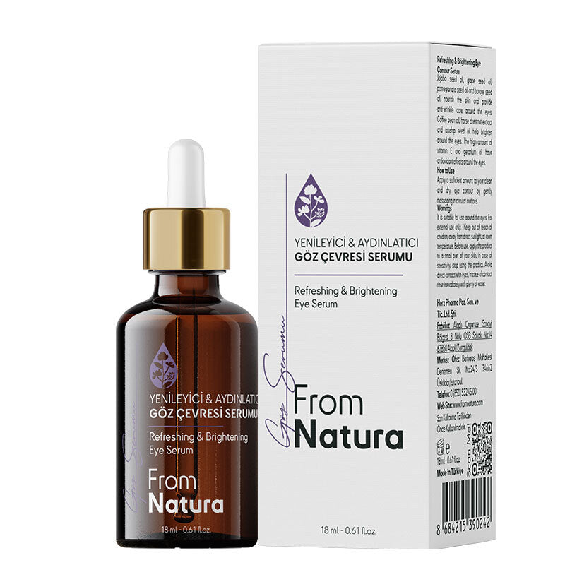 From Natura Brightening Eye Contour Serum with Coffee Oil 18 ml