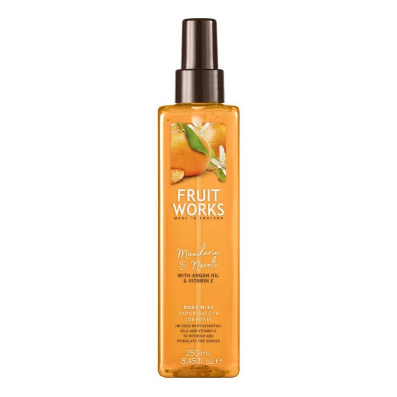 Fruit Works Mandarin & Neroli Refreshing Body Mist 250ml