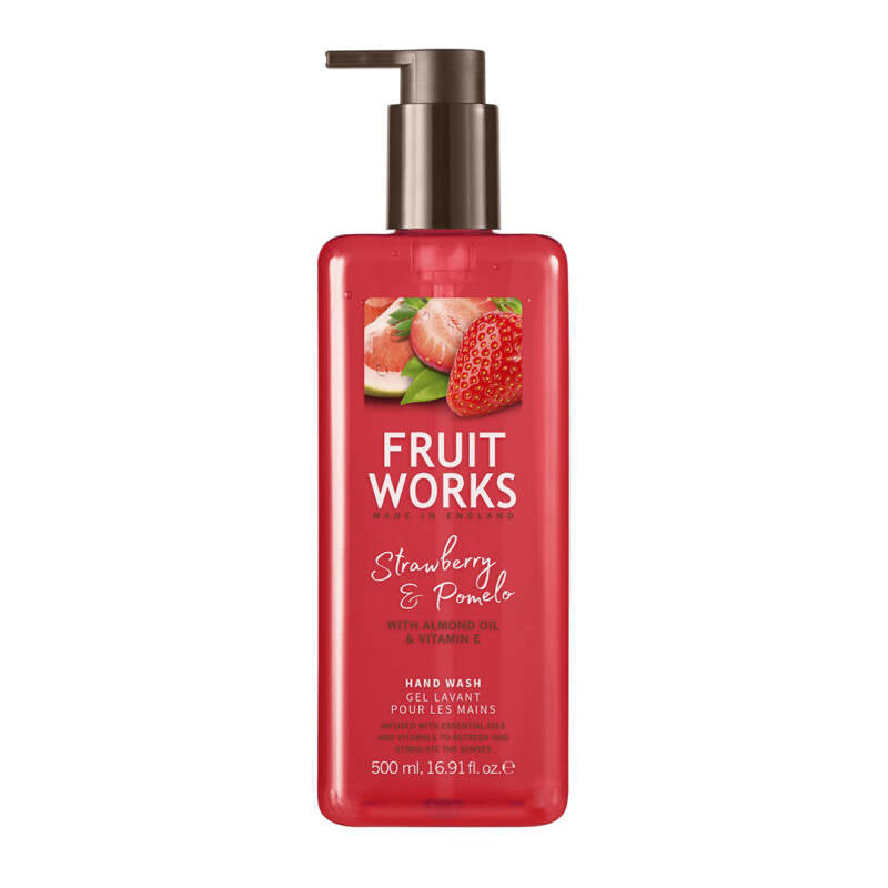 Fruit Works Strawberry &amp; Pomelo Liquid Hand Wash 500 ml