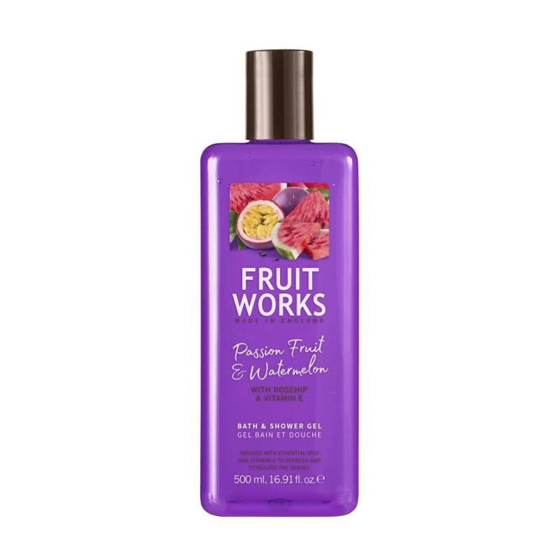 Fruit Works Passion Fruit &amp; Watermelon Shower Gel 500ml