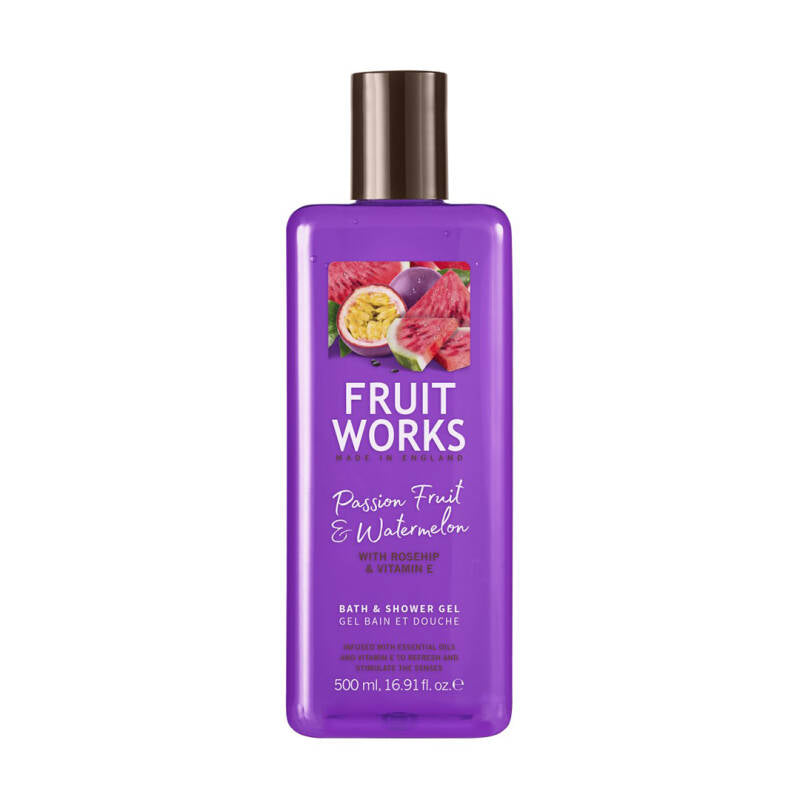 Fruit Works Passion Fruit &amp; Watermelon Shower Gel 500ml