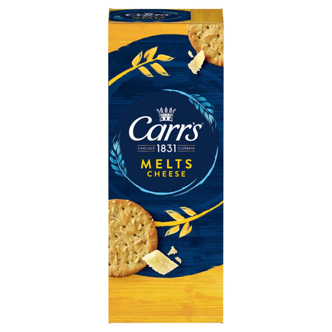 Carr's Cheese Melts Biscuits with Real Cheese 150g