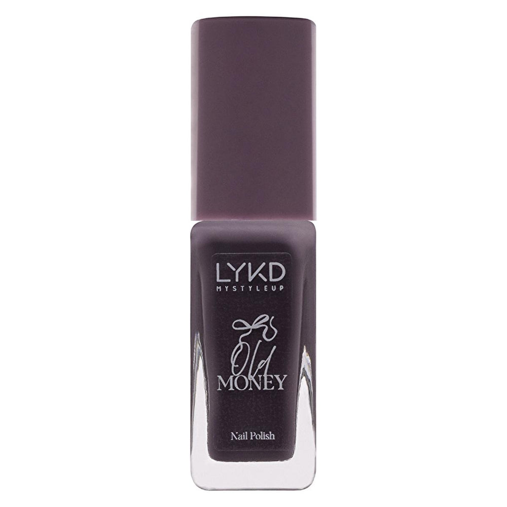 LYKD Old Money Dull Purple Nail Polish - Elegant Cosmetic Nail Coloring Solution - view 2