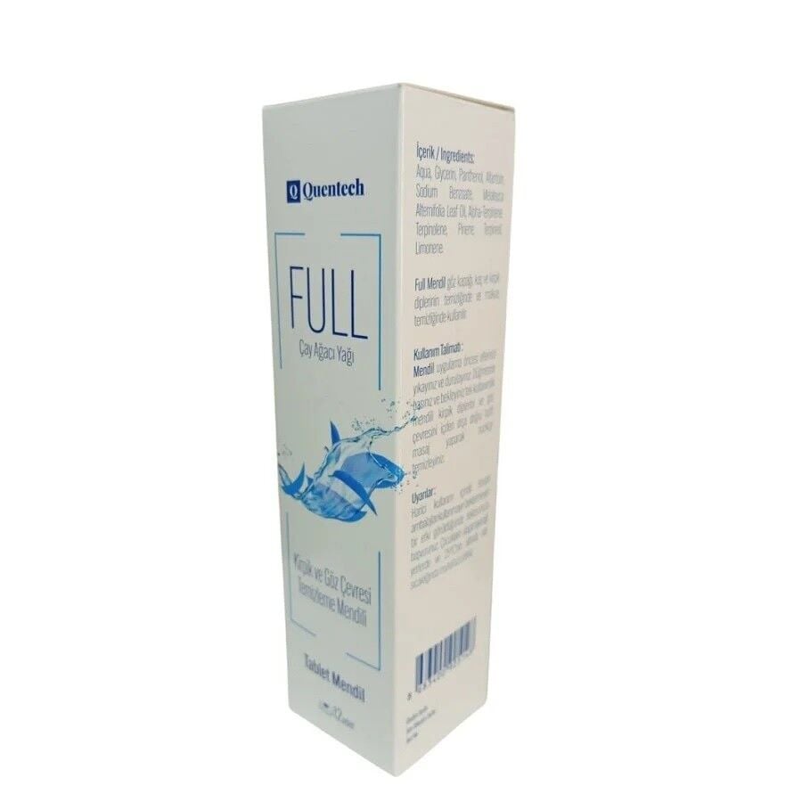 Quentech Full Eyelash & Eye Area Tea Tree Cleansing Wipes