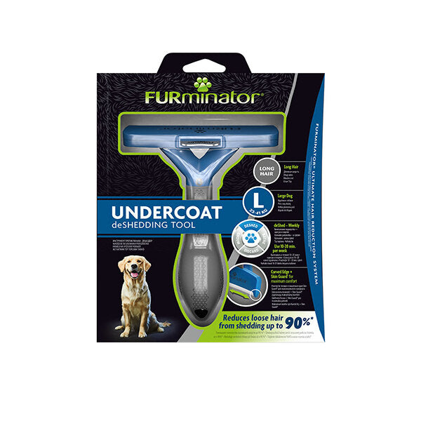 Furminator Long Hair Large Dog Deshedding Tool Size L