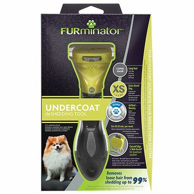 Furminator Long Hair Deshedding Tool for XS Dogs 1 Count