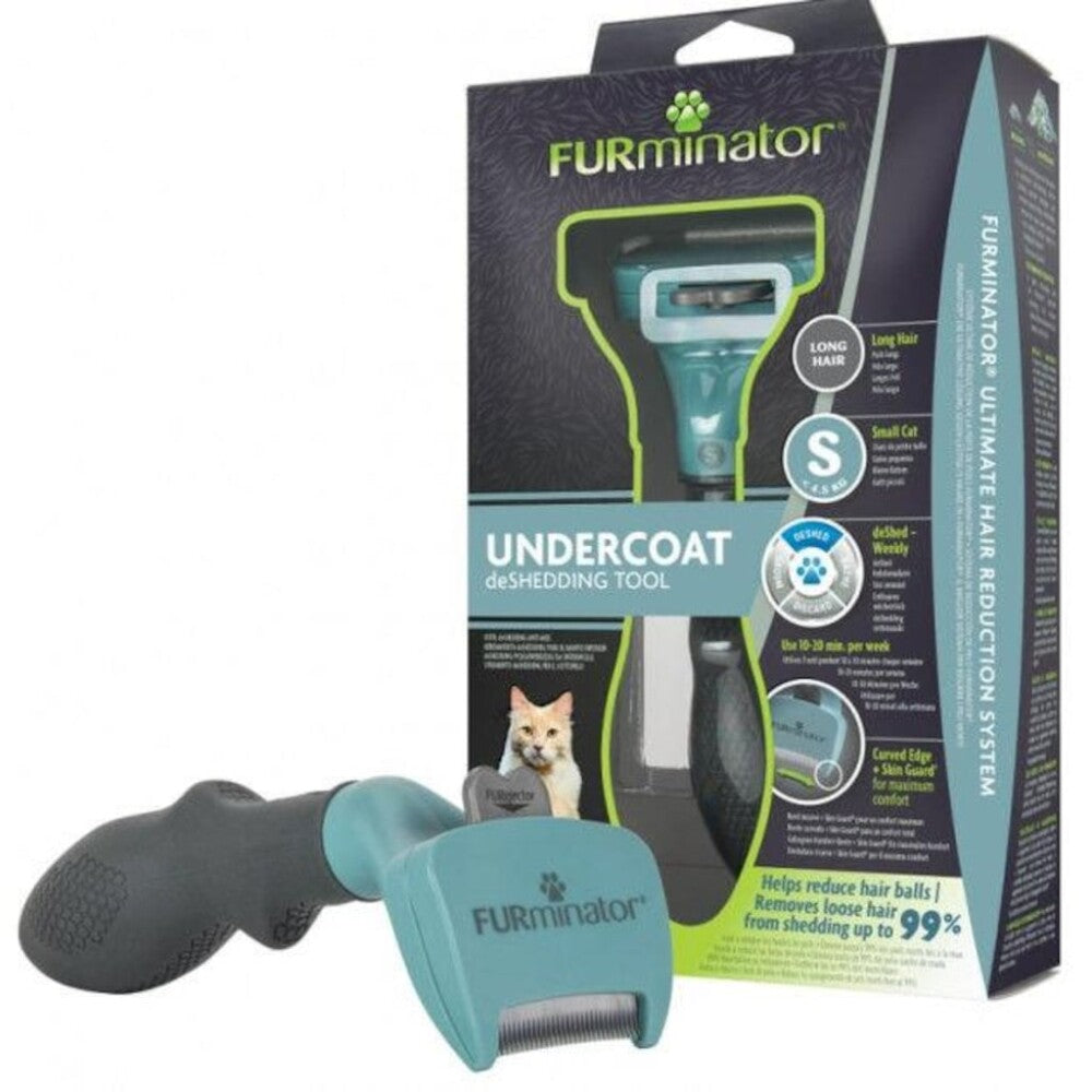 Furminator Long Hair Undercoat DeShedding Tool for Small Cats