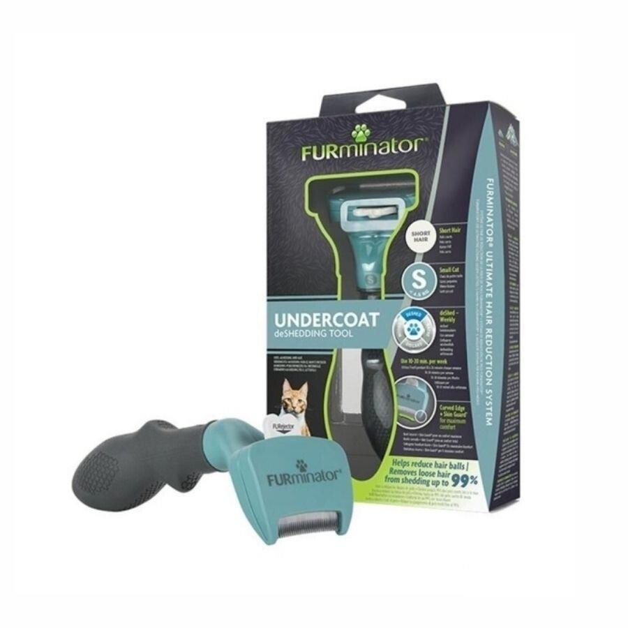 Furminator Short Hair Deshedding Tool for Small Cats 4cm