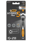BIC Men's Razors - BIC Flex5 Hybrid 5-Blade Razor with Nano-Technological Blades for Ultra Close Shave - view 4
