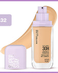 Maybelline New York Super Stay Lumi Matte Foundation - Long-Lasting, Matte Finish, 132 Maybelline Super Stay Lumi Matte Foundation - Long-Lasting Matte Makeup Maybelline Super Stay Lumi Matte Foundation, Long-lasting foundation, Matte finish makeup, Lightweight foundation, Foundation for various skin tones, Makeup for daily use, Durable makeup, Natural-looking foundation, Foundation with amino acid pigments