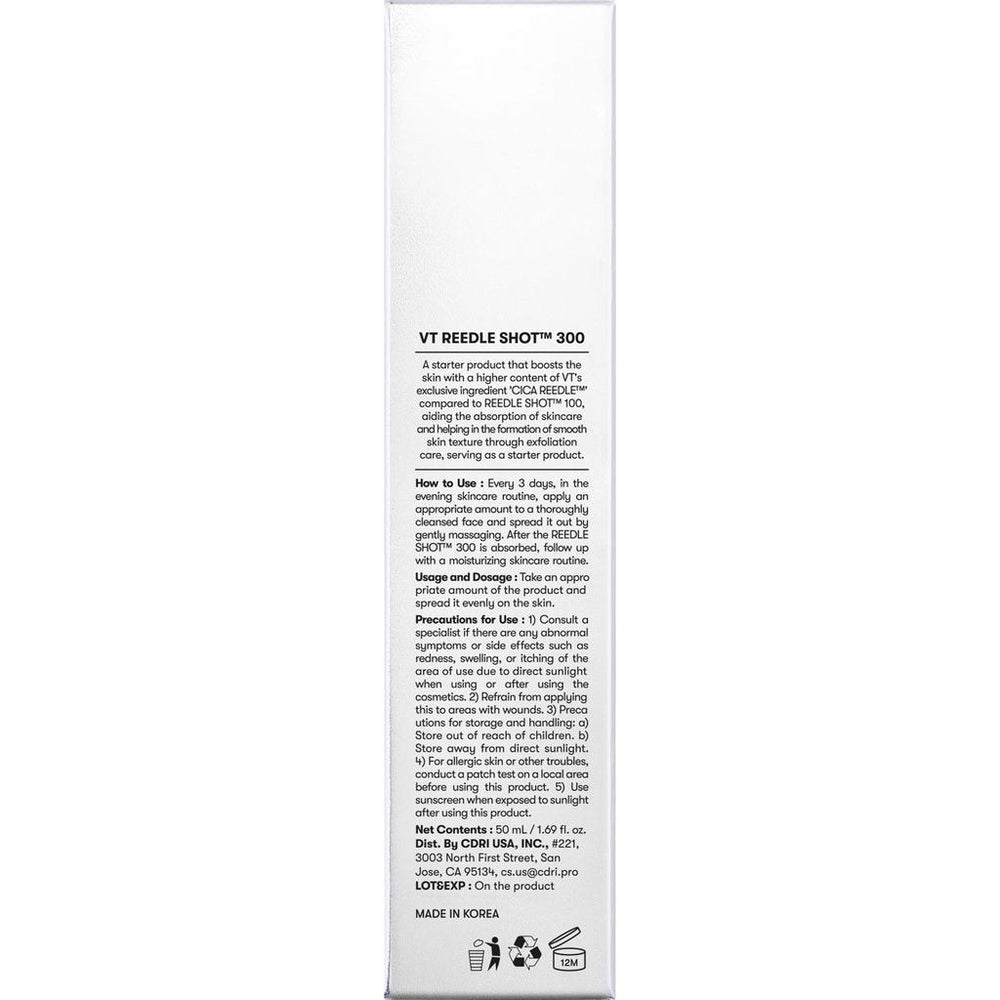 VT Cosmetics Reedle Shot 300 Skin Refining Cream 50 ml