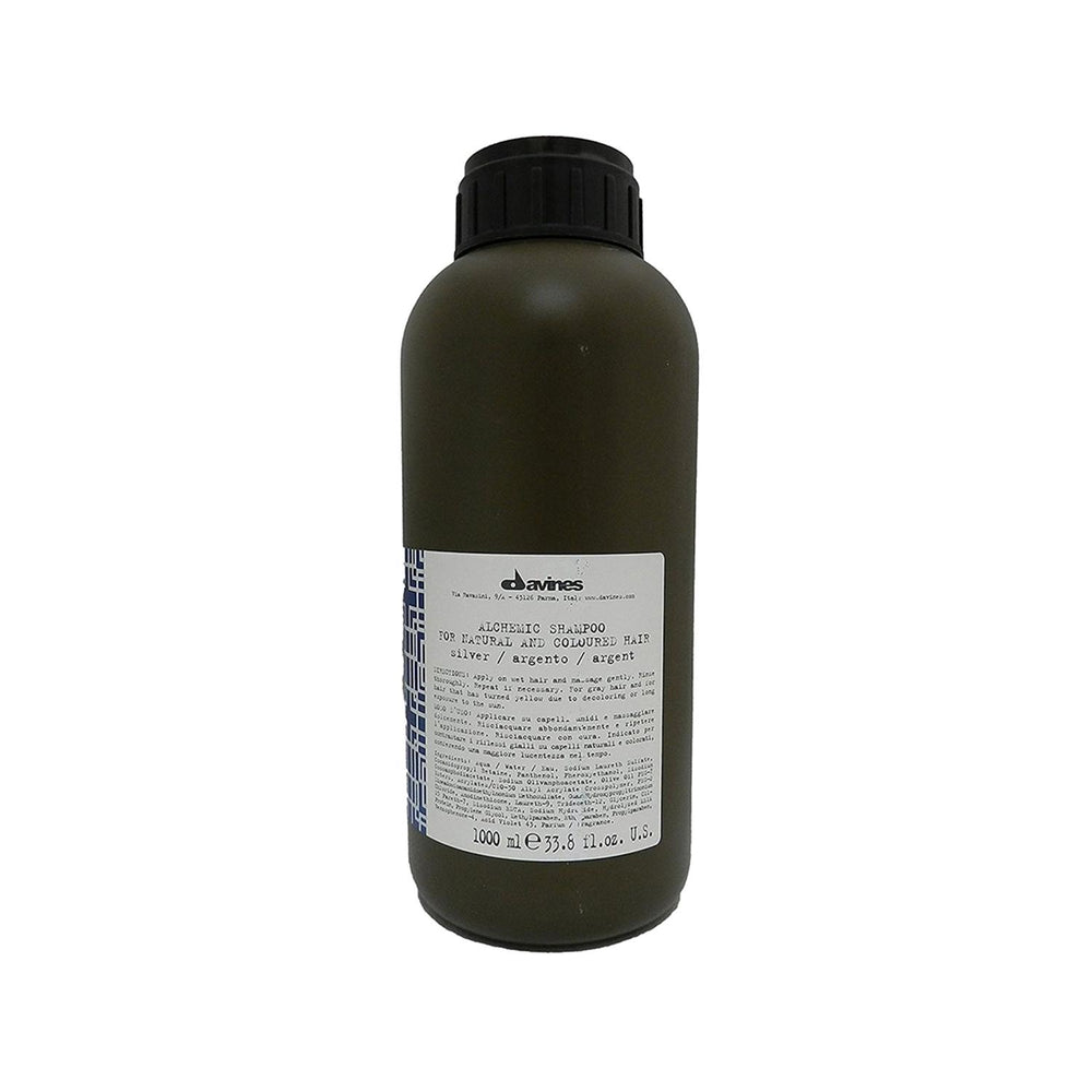 Davines Alchemic Silver Shampoo 1000ml - Professional Hair Care for Silver Hair Needs Davines Alchemic Silver Shampoo 1000ml Silver Shampoo, Davines Alchemic, Hair Care, Large Volume Shampoo, Professional Hair Products, Silver Hair Care, Blonde Hair Care, Premium Hair Care, Salon Professional, Hair Color Maintenance, Brassy Tone Correction