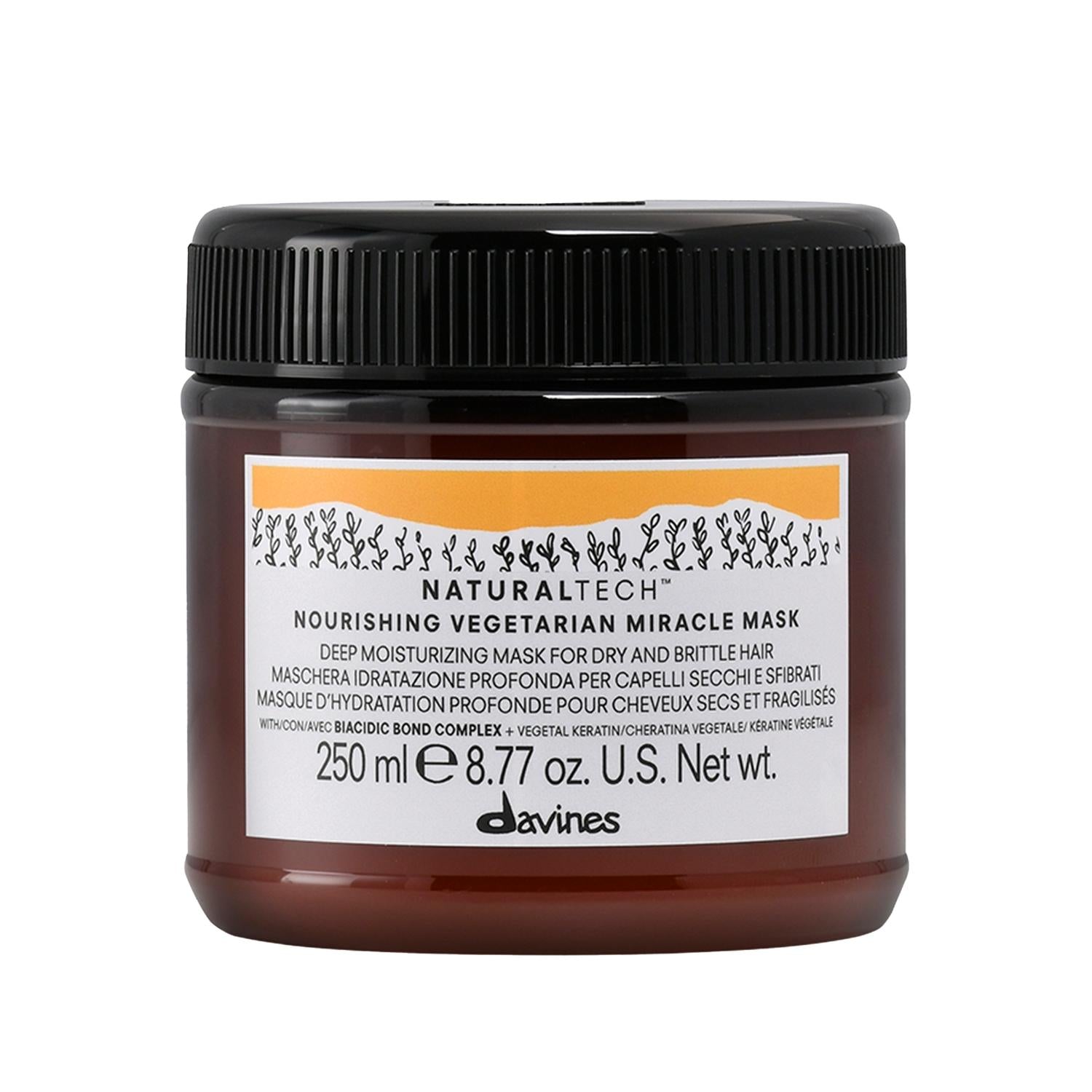 Davines Nourishing Vegetarian Miracle Mask for Dry Hair 250 ml