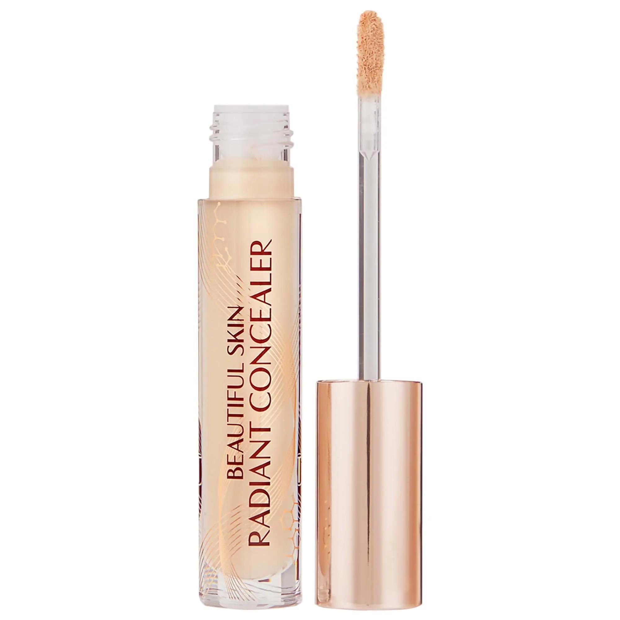 Charlotte Tilbury Beautiful Skin Medium to Full Coverage Radiant Concealer - Hyaluronic Acid, Waterproof, Long-lasting Concealer Charlotte Tilbury Beautiful Skin Concealer - Hydrating & Long-lasting Concealer, Hyaluronic Acid Concealer, Waterproof Concealer, Long-lasting Concealer, Skincare-infused Makeup, Makeup, Face Makeup, Beauty Products, Skincare, Charlotte Tilbury, Medium to Full Coverage, Natural Finish, Liquid Concealer, Brightening Concealer, Hydrating Concealer, Niacinamide, Golden Vitamin C, Cru