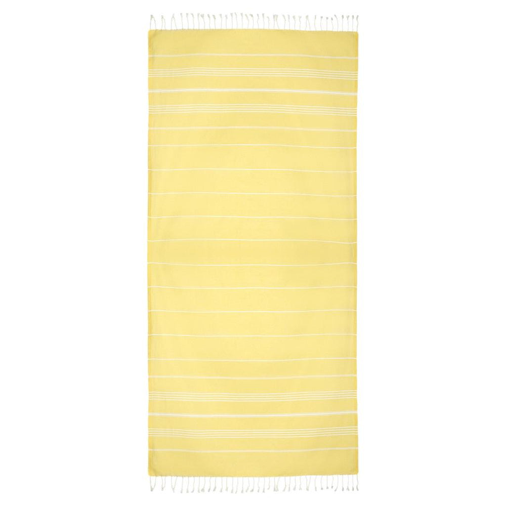 Eklips Pestemal Yellow Cotton Bath & Beach Towel