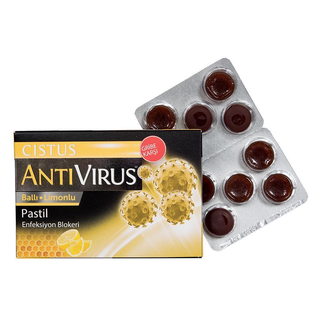 Cistus Antivirus Ballı Limonlu 10 Pastil - Soothing Throat Lozenges with Antiviral Properties Cistus Antivirus Throat Lozenges - Natural Relief throat lozenges, antiviral lozenges, honey and lemon pastilles, Cistus throat remedy, natural throat soothers, throat comfort, antiviral properties, herbal remedy, pastille form, soothing throat, immune health, cold and flu relief, natural remedies, lozenges, throat soothers, wellness products