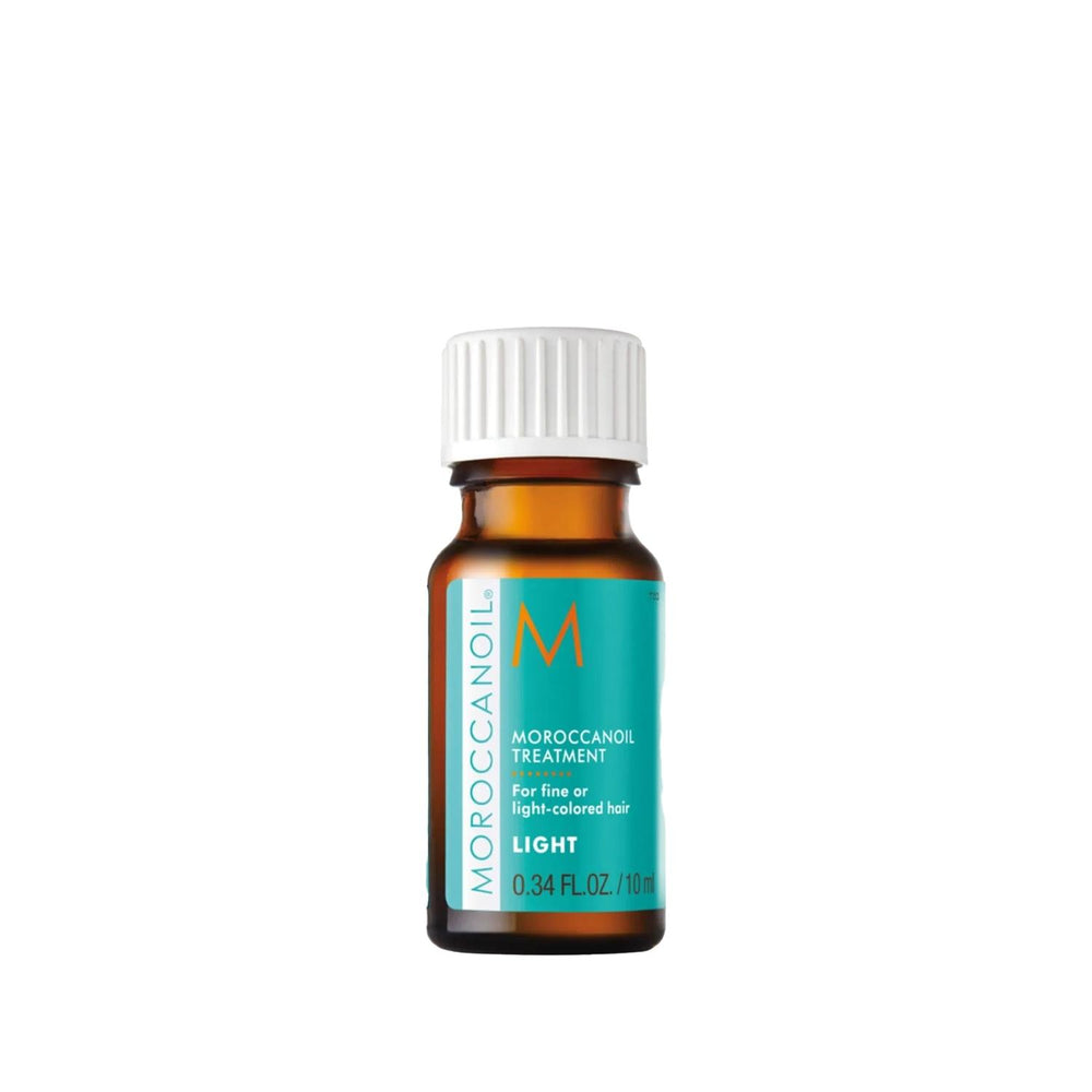 Moroccanoil Light Treatment - Lightweight Hair Care Oil for Fine or Blonde Hair, 0.34 fl oz Travel Size - Hair Mask