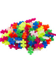 Plus Plus Construction Toy - 100 Piece Fosforlu Mix in Reusable Tube, Made in Denmark - view 2
