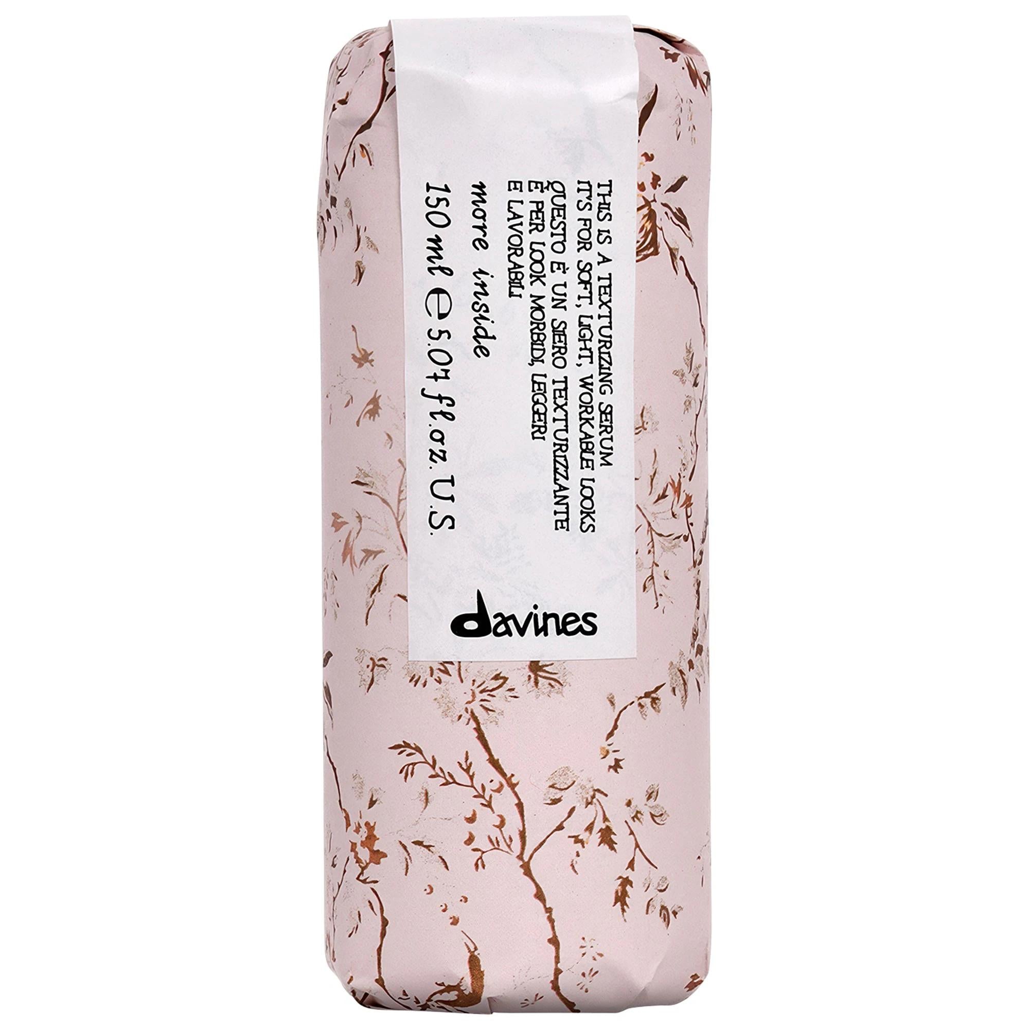 Davines Texturizing Hair Serum - Anti-Frizz, Vegan, Lightweight Hold for Straight, Wavy, Curly & Coily Hair Davines Texturizing Hair Serum - Vegan Anti-Frizz Solution texturizing hair serum, anti-frizz serum, vegan hair care, paraben-free hair products, Davines styling products, hair serum, hair care, hair styling products, lightweight hold, frizz control, curly hair care, wavy hair care, straight hair care, coily hair care, medium hair, thick hair, clean beauty, natural hair care, ethical hair products