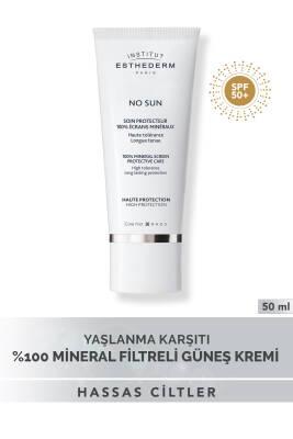 Institut Esthederm No Sun: Mineral Sunscreen for Sensitive Skin - Anti-Aging, Broad Spectrum, Water Resistant - Intense Face Sun Protection Institut Esthederm No Sun: Mineral Sunscreen for Sensitive Skin mineral sunscreen, sunscreen for sensitive skin, anti-aging sunscreen, broad spectrum sunscreen, water resistant sunscreen, sun protection, sunscreen for face, Institut Esthederm No Sun, sunscreen, sensitive skin, photo-aging, wrinkles, blackheads, water resistant, sweat resistant, face sunscreen, body suns