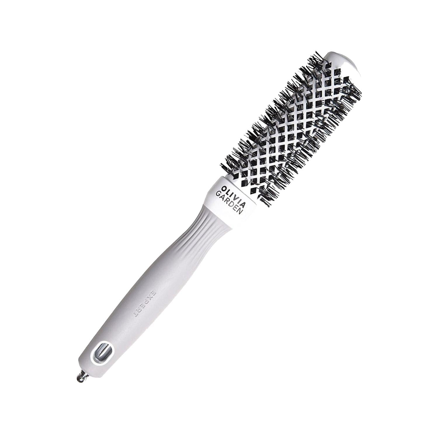 Olivia Garden Expert Blowout Shine Hair Brush - Professional Blowout Brush for Shine Enhancement & Detangling - White & Grey, 25 Bristles Olivia Garden Expert Blowout Shine Hair Brush - Buy Now Hair Brush, Blowout Brush, Olivia Garden, Hair Styling Tools, Professional Hair Care, Shine Enhancement, Detangling, Hair Care, Beauty Tools, Salon Quality, Hair Accessories