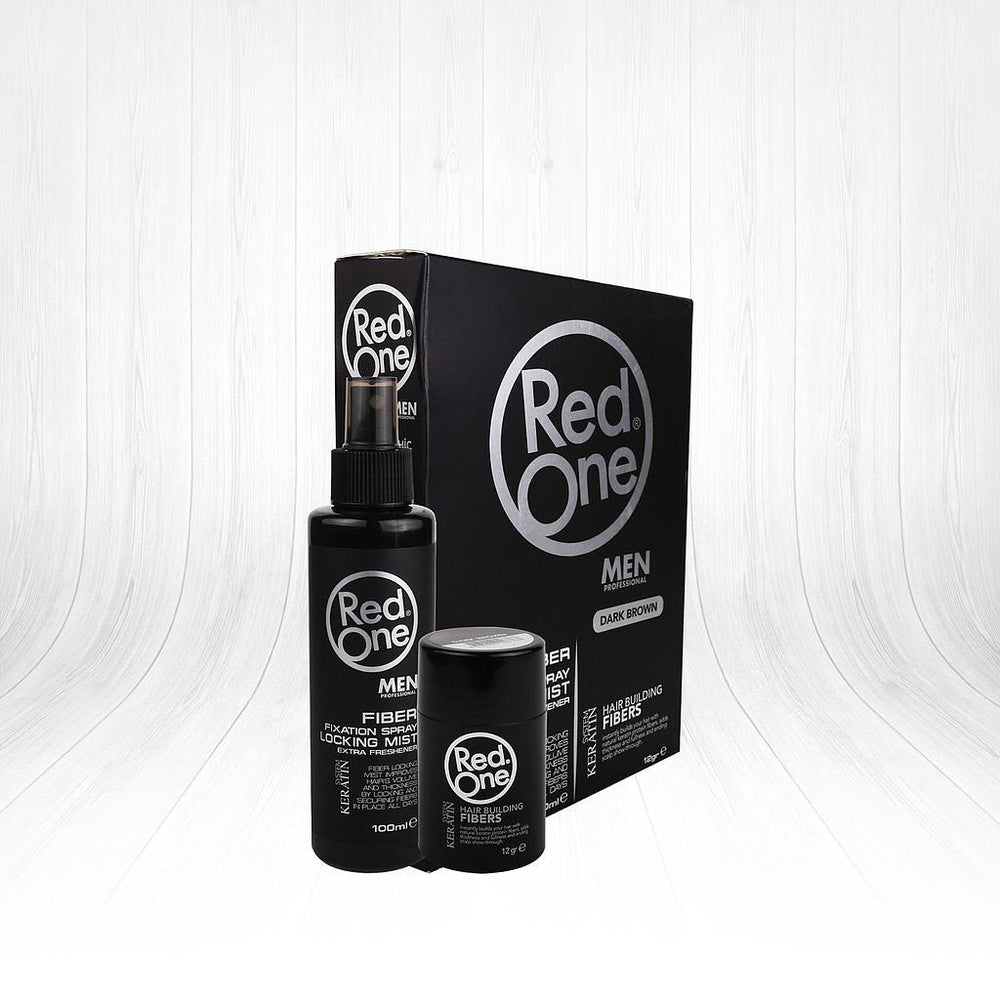 RedOne Men's Hair Fiber Product - Dark Brown, Hair Thickening Solution for Men RedOne Men's Hair Fiber - Dark Brown Men's hair fiber, Hair thickening product, Dark Brown hair color, Male grooming, Hair loss solution, men's grooming products, hair care for men, baldness solution, hair thickening spray, men's hair care