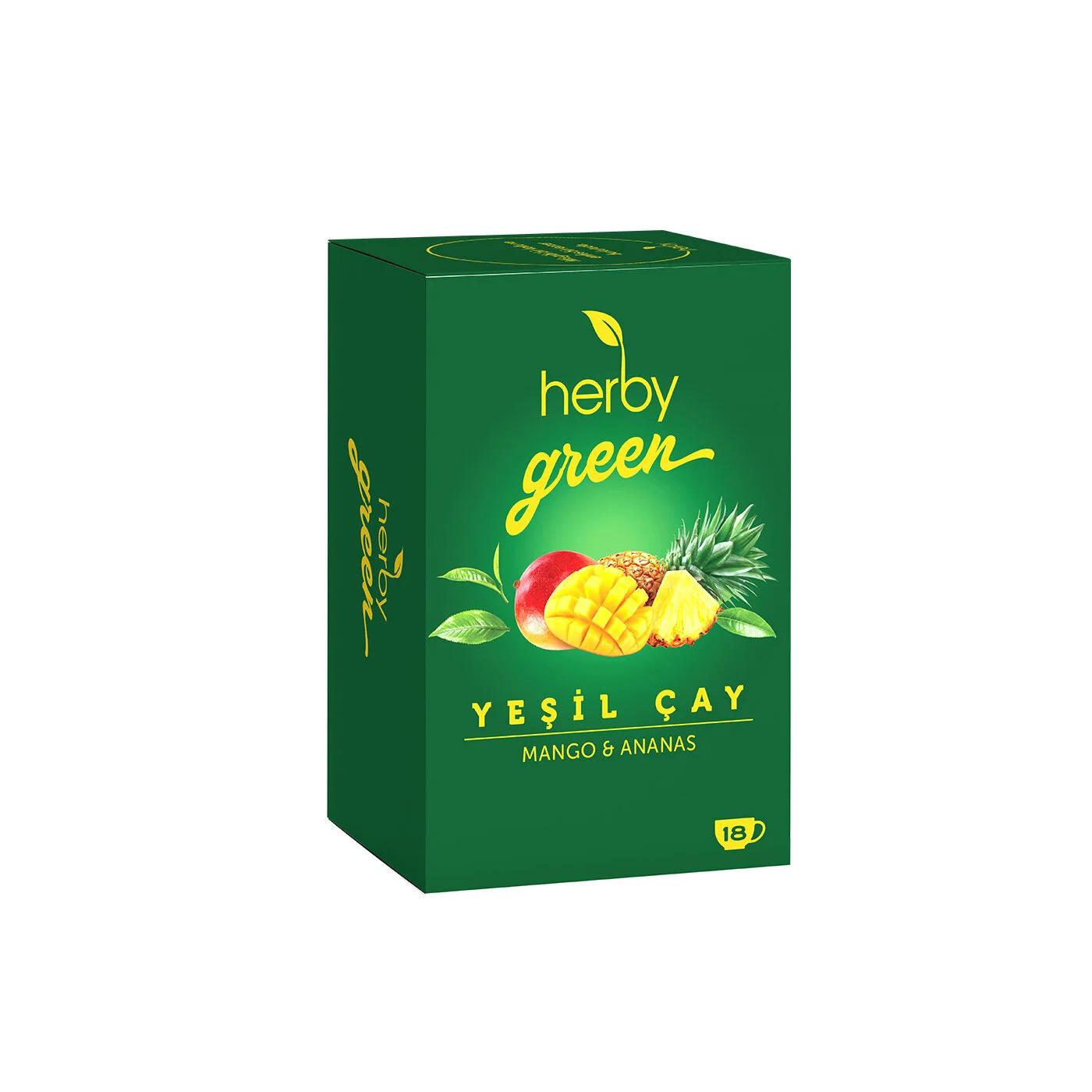 Herby Mango &amp; Pineapple Green Tea 18 Bags