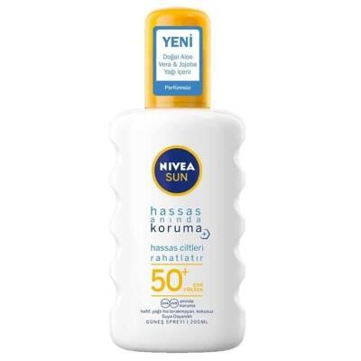 Nivea Sun Sensitive Skin SPF 50+ Sunscreen Spray: Fragrance-Free, Aloe Vera & High UVA/UVB Protection for Delicate Skin Nivea SPF 50+ Sunscreen: Sensitive Skin, Fragrance-Free & Aloe sunscreen SPF 50+, sensitive skin sunscreen, fragrance free sunscreen, aloe vera sunscreen, UVA UVB protection sunscreen, water resistant sunscreen, sun protection for sensitive skin, Nivea sunscreen, sunscreen spray, sunscreen, SPF 50, sensitive skin, fragrance-free, aloe vera, UVA protection, UVB protection, water resistant, 