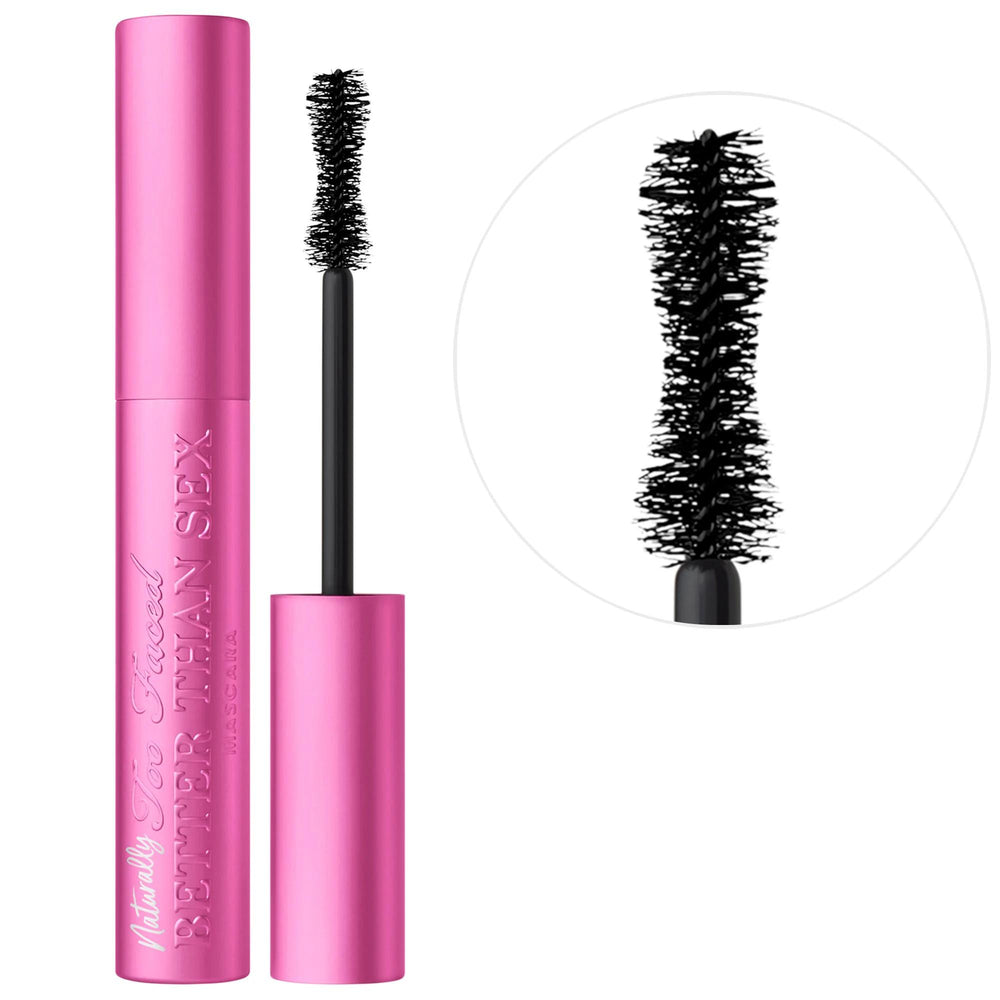 Naturally Better Than Sex Volumizing & Lengthening Mascara - Natural, 98% Derived Formula for Sensitive Eyes Natural Volumizing Mascara for Sensitive Eyes | Naturally Better Than Sex Natural Mascara, Volumizing Mascara, Lengthening Mascara, Naturally Derived Cosmetics, Mascara for Sensitive Eyes, Eco-Friendly Cosmetics, Organic Mascara, Bamboo Fiber Mascara, Goji Berry Mascara, Ophthalmologist Tested, Contact Lens Friendly, Eye Makeup, Cosmetic Products, Makeup for Sensitive Eyes, Volumizing Eye Makeup, Len