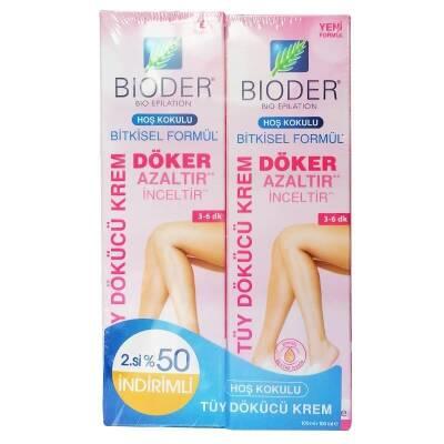 Bioder Hair Removal Cream 2x100ml: Gentle & Effective Depilatory for Normal Skin, Reduces Hair Growth, Moisturizing, Painless Bioder Hair Removal Cream: Gentle, Painless & Effective hair removal cream, depilatory cream, hair removal for normal skin, tuy dokucu krem, hair growth reducing cream, painless hair removal, moisturizing hair removal, gentle hair removal cream, hair removal, depilatory, normal skin, hair growth reduction, painless, moisturizing, gentle, herbal formula, short hair removal, pleasant f