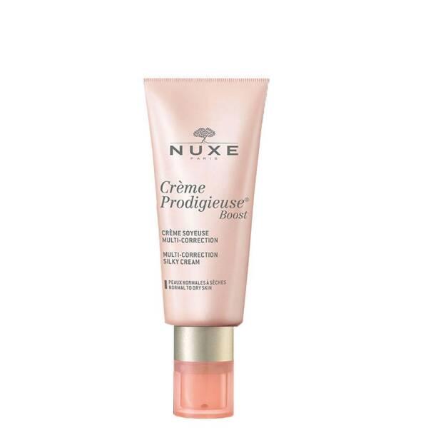 Nuxe Creme Prodigieuse Boost: Multi-Correction Silky Facial Cream - Hydrates, Protects, & Fights Aging - Paraben-Free & Non-Comedogenic Nuxe Creme Prodigieuse Boost - Hydrating Facial Moisturizer Nuxe Creme Prodigieuse Boost, Multi Correction Silky Cream, Facial Moisturizer dry skin, Anti-aging cream, Paraben-free moisturizer, Non-comedogenic cream, Hydrating face cream, Skin care for urban pollution, face cream jasmine, face cream Calendula, facial moisturizer, dry skin, anti-aging, paraben-free, non-comed