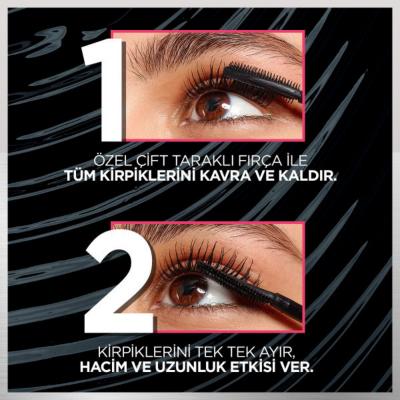 Loreal Paris Telescopic Lift Mascara - Long-Lasting, Volumizing, and Nourishing Mascara for Eyelash Enhancement Loreal Paris Telescopic Lift Mascara - Long-Lasting & Volumizing Loreal Paris Telescopic Lift Mascara, Long-lasting mascara, Volumizing mascara, Mascara for eyelash enhancement, Seramide-enriched mascara, Eye makeup, Cosmetics, Beauty products, Makeup essentials, Lash care, Volumizing and lengthening mascara
