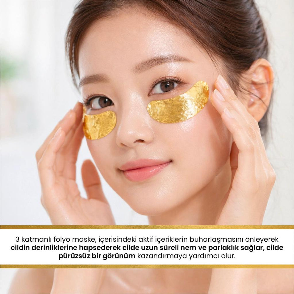 Dermal Gold Flash Foil Eye Mask for Brightening 4g