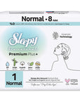 Sleepy Bio Natural Normal Sanitary Pads with Bamboo 8 Count