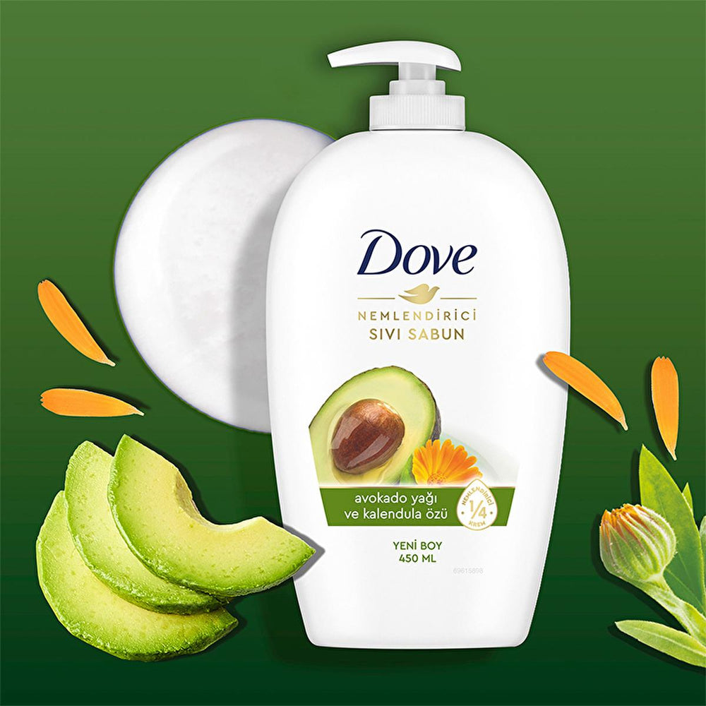 Dove Moisturizing Liquid Hand Soap with Avocado Oil & Calendula Extract - 15.22 fl oz - Gentle for Dry Skin - view 7