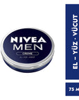 NIVEA Men Moisturizing Cream 75 ml - Lightweight Hydration for Men - view 2