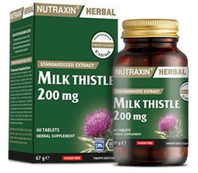 nutraxin herbal milk thistle supplement capsule, nutraxin milk thistle 200mg 60 capsules bottle Nutraxin Herbal Milk Thistle - 200mg | 60 Capsules Nutraxin Herbal Milk Thistle 200mg - Natural Supplement herbal-supplement, milk-thistle, nutraxin, natural-health, dietary-supplement, health-conscious, liver-support, plant-extract, wellness, ai-generated