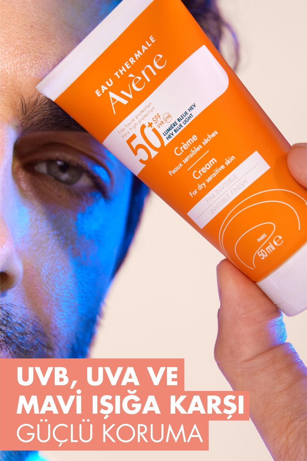 Avene Fragrance-Free Sunscreen Cream for Dry Skin SPF50+ - Water-Resistant &amp; Moisturizing - image 12