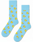 Carnaval Socks Duck Pattern Crew Socks Soft Cotton Blend 1 Pair