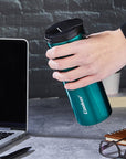 Cooker Stainless Steel Thermos 400ml - Keep Drinks Hot & Cold On-the-Go, Leak-Proof Travel Mug Cooker Thermos: Keep Drinks Hot/Cold On-the-Go! stainless steel thermos, insulated thermos, travel mug, hot and cold thermos, leak proof thermos, car cup thermos, portable thermos, 400ml thermos, commuter thermos, outdoor thermos, travel, camping, hiking, office, school, stainless steel, double walled, hot drinks, cold drinks, beverage container, cup holder, anti-spill, portable, drinks, travel mug, car accessory,