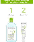Bioderma Sebium H2O Micellar Water for Oily and Acne-Prone Skin - Gentle Makeup Remover & Cleanser, Dermatologically Tested, 16.91 fl oz Bioderma Sebium H2O Micellar Water - Gentle Makeup Remover for Oily Skin Micellar water for oily skin, Acne-prone skin care, Makeup remover for sensitive skin, Gentle skin cleanser, Dermatologically tested skincare, Bioderma Sebium H2O, Oily skin solutions, Acne control, Non-comedogenic, Hypoallergenic, Alcohol-free, Skincare for sensitive skin, Makeup removal, Daily clean
