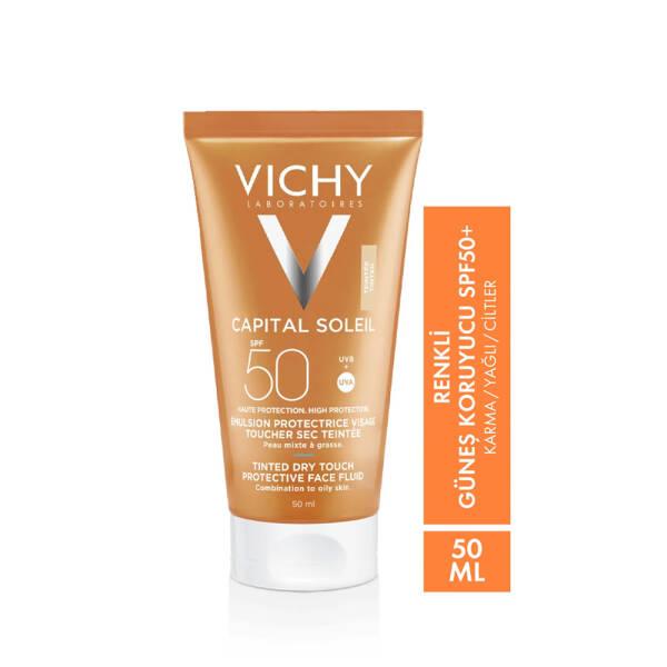 Vichy Vichy Capital Ideal Soleil BB Tinted Emulsion SPF50 Sunscreen - Waterproof, Hypoallergenic 50ml - view 2