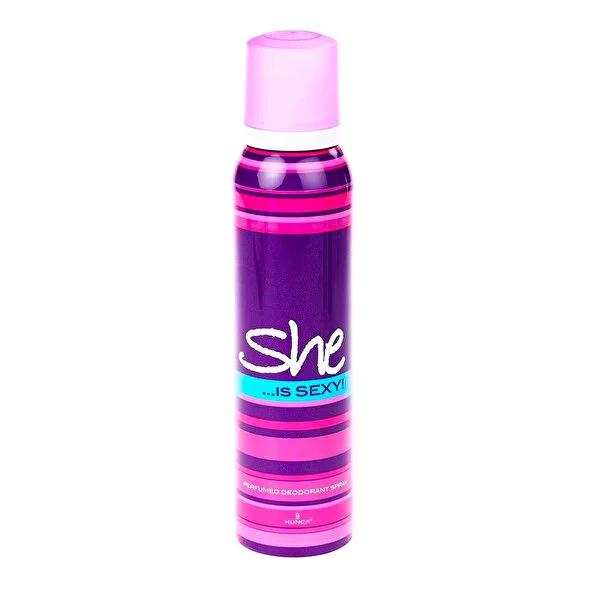 She Deodorant - Sexy 150ml - Long Lasting Freshness & Alluring Fragrance for Women She Deodorant 150ml - Sexy Fragrance for Women deodorant, personal hygiene, fragrance, perfume, grooming, women's grooming, long lasting freshness, sexy fragrance, oryantal notes, body care, personal care, cosmetics