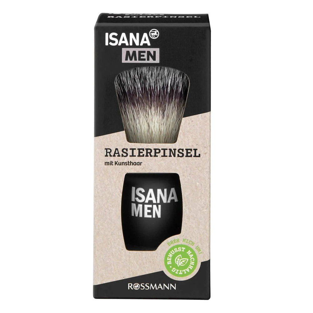 Isana Men Premium Shaving Brush for Smooth Lathering 1 pc