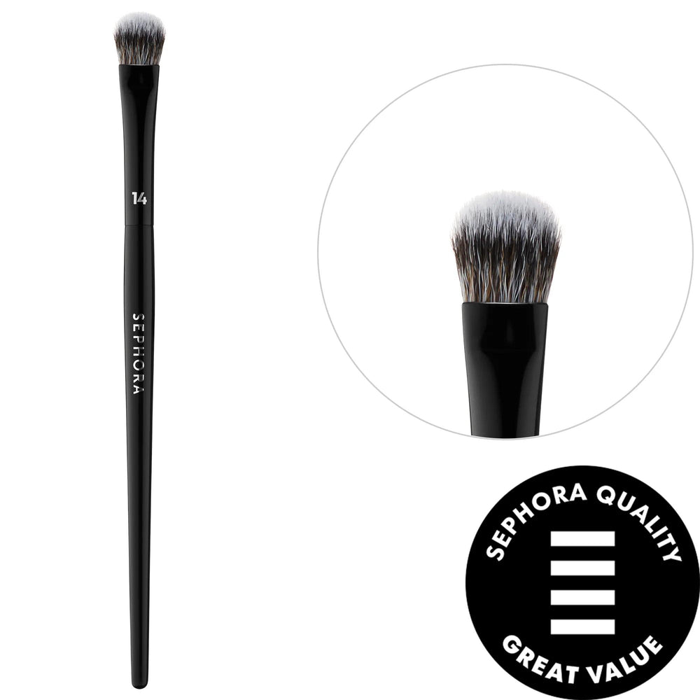 PRO Shadow Brush #14 - Vegan Eyeshadow Brush for Precise Application PRO Shadow Brush #14 - Vegan Eyeshadow Brush eyeshadow brush, makeup brush, vegan synthetic bristles, sustainable beauty products, precise makeup application, cruelty-free, makeup enthusiasts, professionals, beauty tools, cosmetics, eco-friendly, sustainable, vegan beauty, makeup essentials