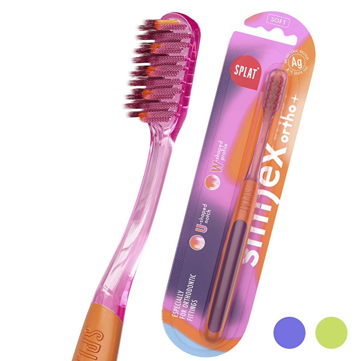 Splat Smilex Ortho+ Soft Bristle Orthodontic Toothbrush for Braces Care Splat Smilex Ortho+ Soft Bristle Orthodontic Toothbrush orthodontic toothbrush, braces toothbrush, Splat Smilex Ortho+, soft bristle toothbrush, orthodontic oral care, oral hygiene, braces care, gentle cleaning, effective cleaning, daily oral care, orthodontic appliances, gum care, tooth enamel care