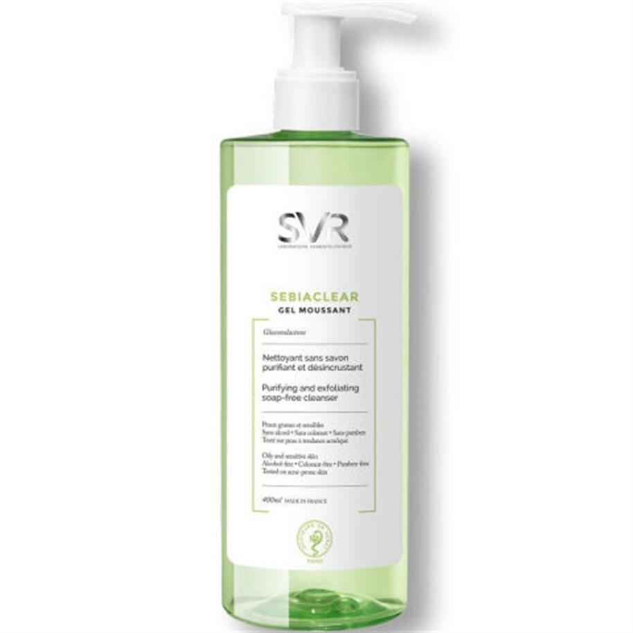 svr sebiaclear gel moussant cleanser 400ml, cream gel cleanser for oily skin SVR Sebiaclear Gel Moussant - Gel Cleanser | 400 ml SVR Sebiaclear Cleanser Gel - 400 ml svr-sebiaclear, gel-cleanser, oily-skin, sensitive-skin, facial-cleanser, cleansing-gel, pore-cleanser, oil-control, face-wash, ai-generated