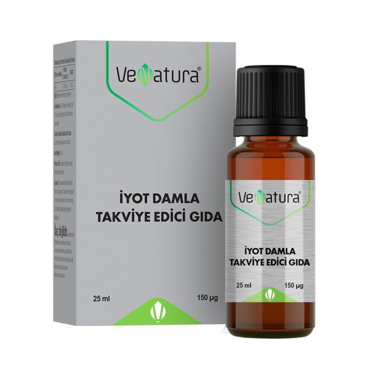 VeNatura Iodine Drops - Dietary Supplement | 25ml - Vitamin & Supplement