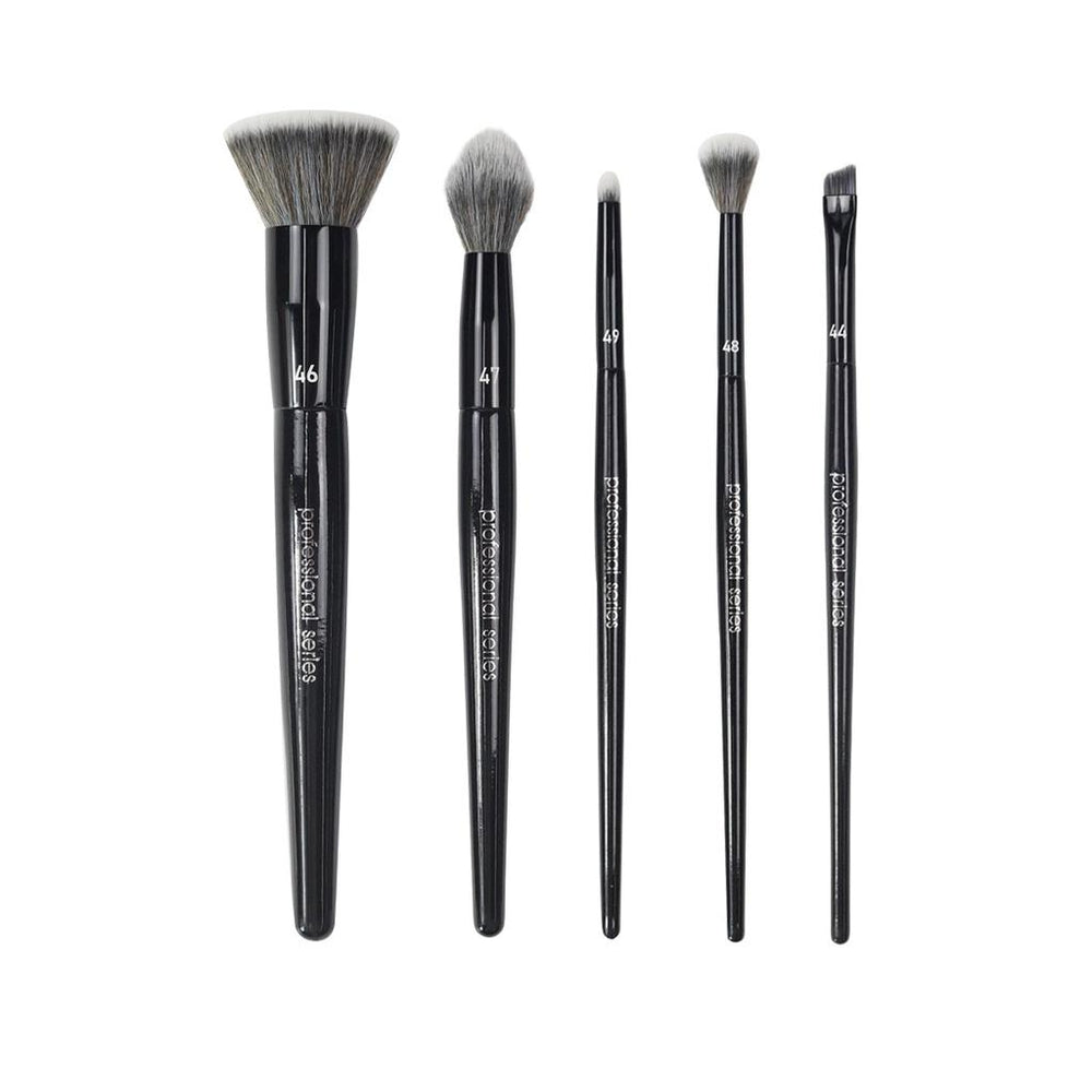 Elly Daily Makeup Brush Set with 5 Essential Brushes