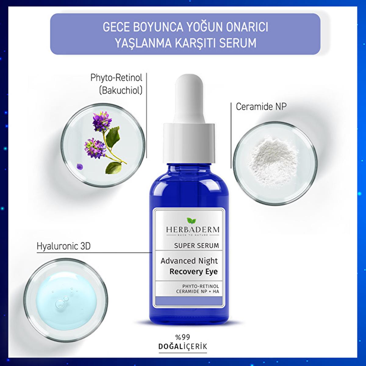 Herbaderm: Bakuchiol Anti-Wrinkle Eye Serum - Firming, Brightening, Hydrating Night Treatment for Fine Lines &amp; Dry Eyes Herbaderm Bakuchiol Eye Serum: Anti-Wrinkle, Firming eye serum, anti-wrinkle eye serum, firming eye serum, bakuchiol eye serum, hyaluronic acid eye serum, night eye serum, eye serum for fine lines, natural eye serum, ceramide eye serum, eye serum for dry eyes, anti-aging, skincare, retinol alternative, fine lines, wrinkles, hydration, dry eyes, dark circles, puffiness, rejuvenating, moistu